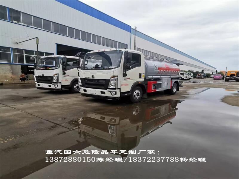 甘孜藏族自治州解放J6L国六双卧高栏危险品车福田品牌10吨厢式危货车